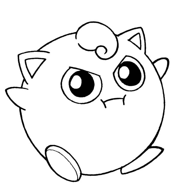 Pokemon Jigglypuff Coloring Pages At Getcolorings Free Printable