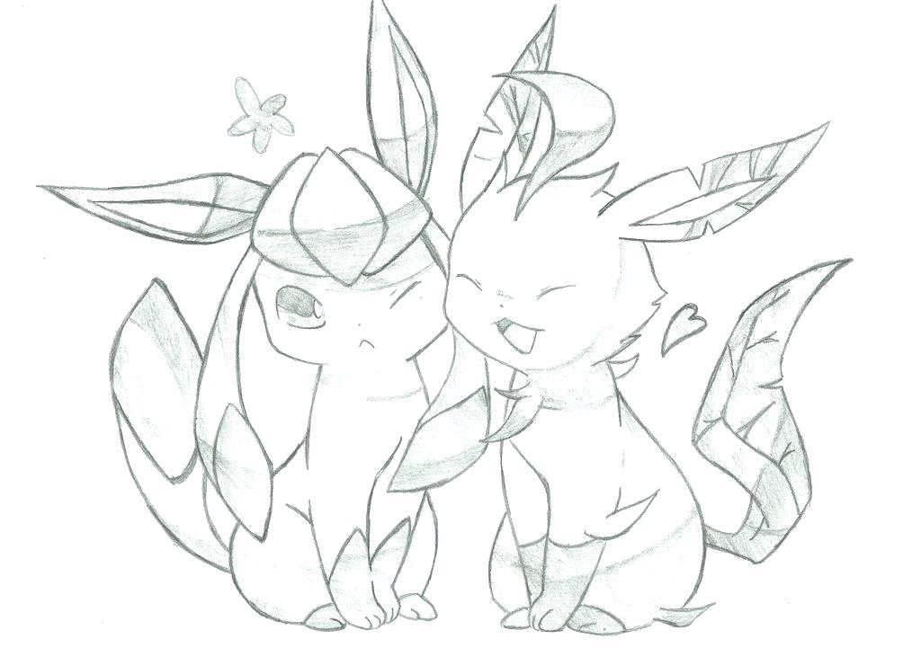 Leafeon Coloring Sheets Coloring Pages