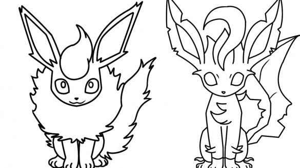 Pokemon Leafeon Coloring Pages at GetColorings.com | Free ...