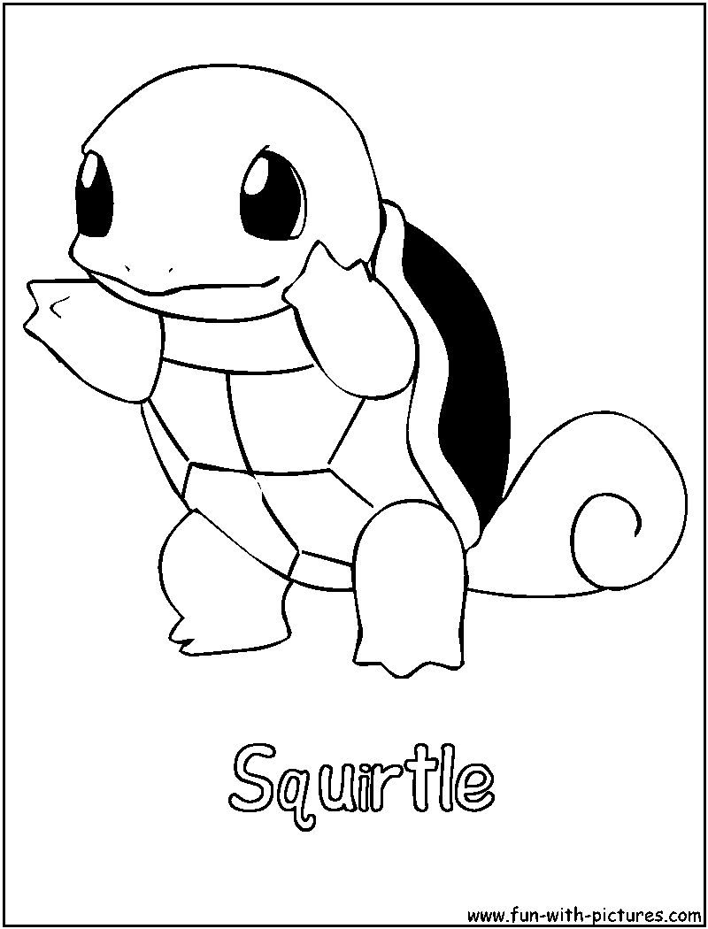 Pokemon Squirtle Coloring Pages At GetColorings Free Printable