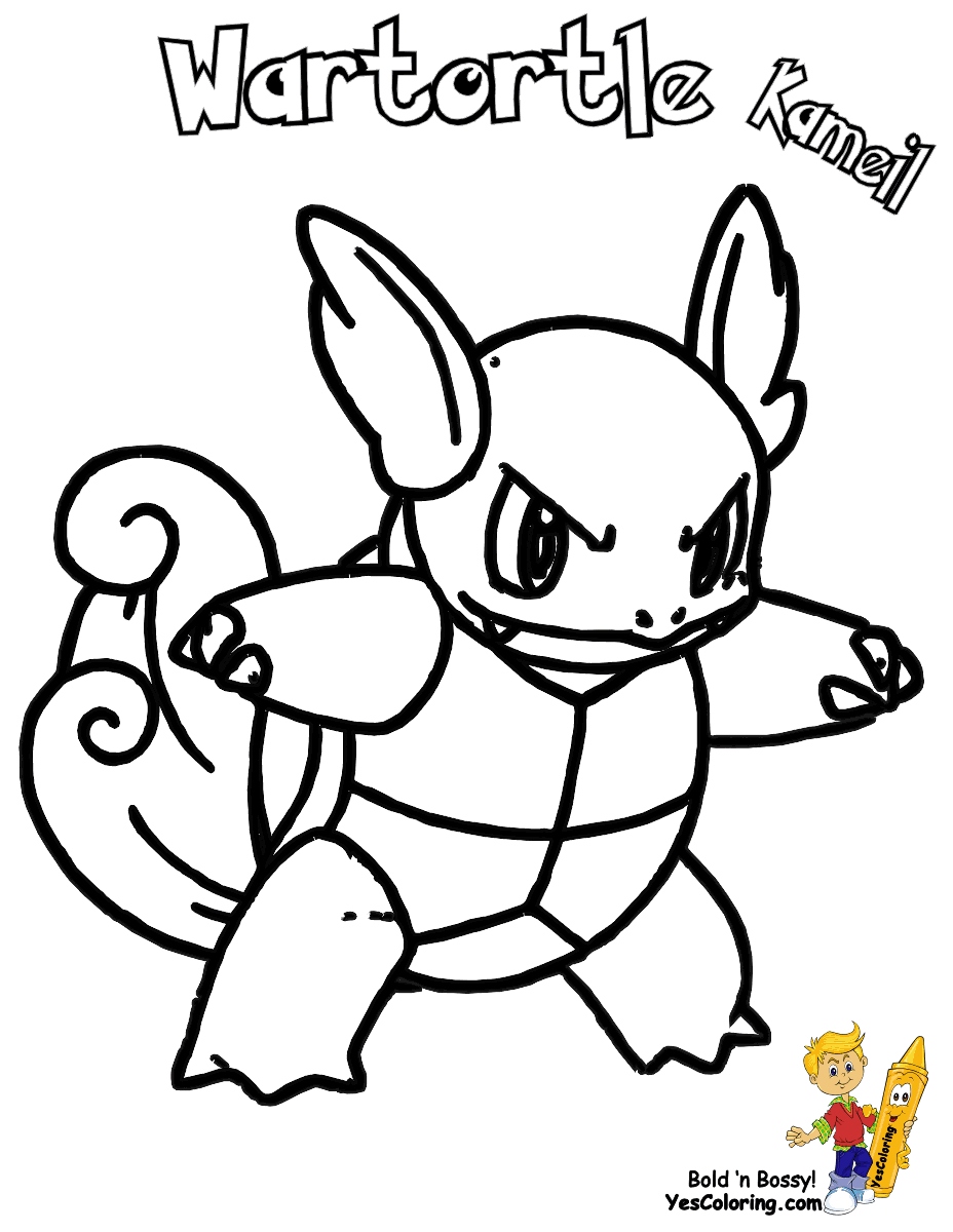 Pokemon Squirtle Coloring Pages At GetColorings Free Printable 