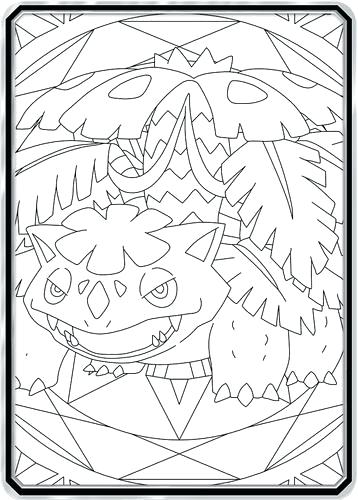 Pokemon Venusaur Coloring Pages At Getcolorings Free Printable