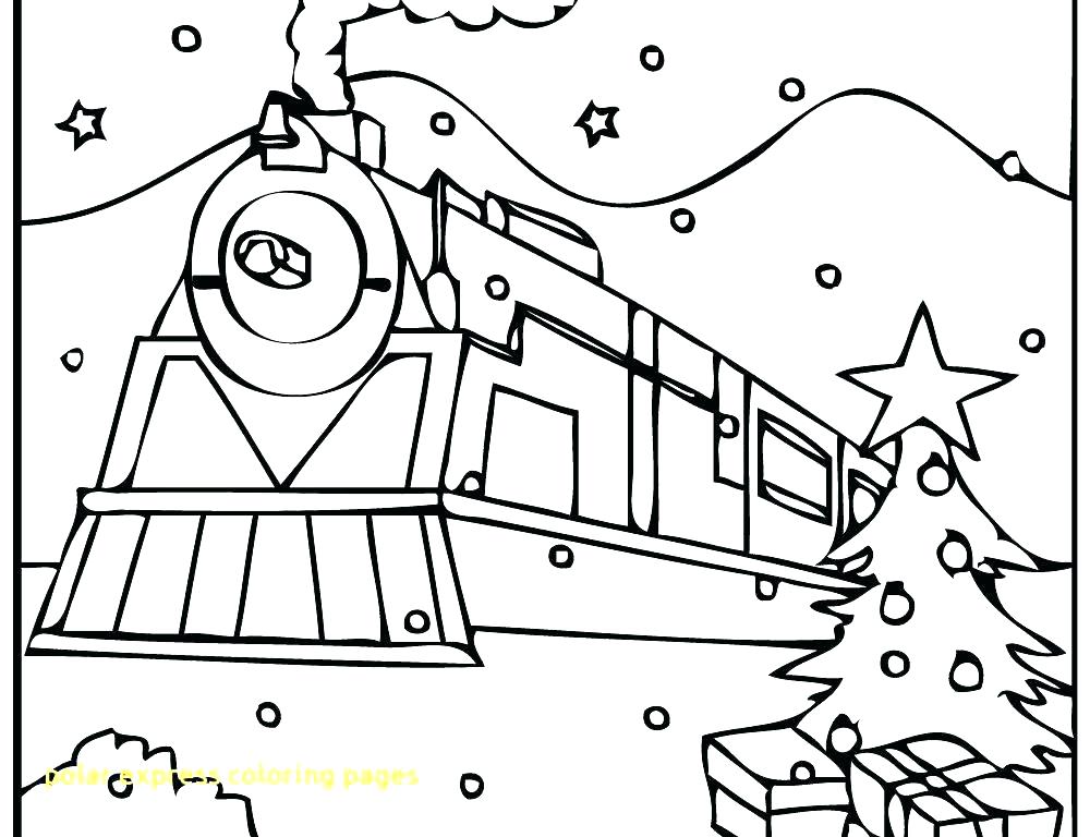 polar express train coloring pages