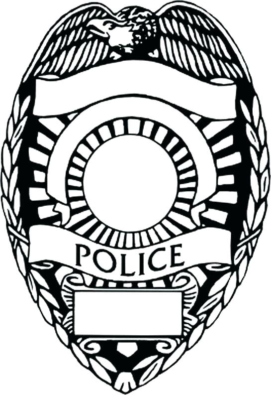 Police Badge Coloring Page At GetColorings Free Printable