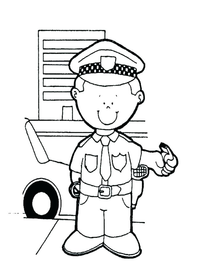 Police Badge Coloring Page at GetColoringscom Free
