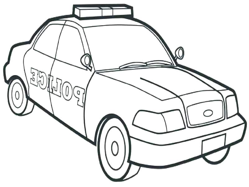 Police Car Coloring Pages Printable at GetColorings.com | Free