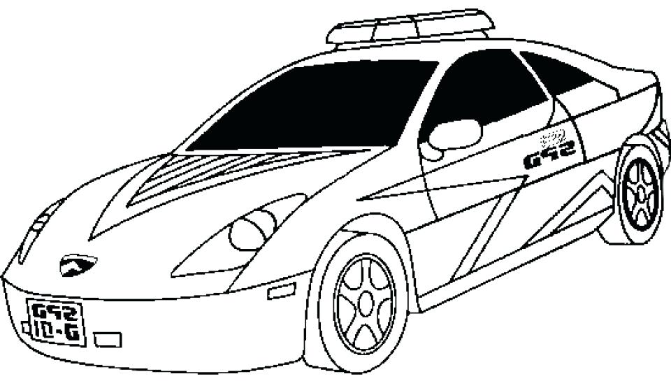 Police Car Coloring Pages Printable at GetColorings.com | Free