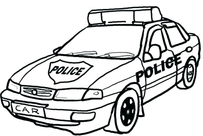 Police Car Coloring Pages To Print At GetColorings Free Printable 