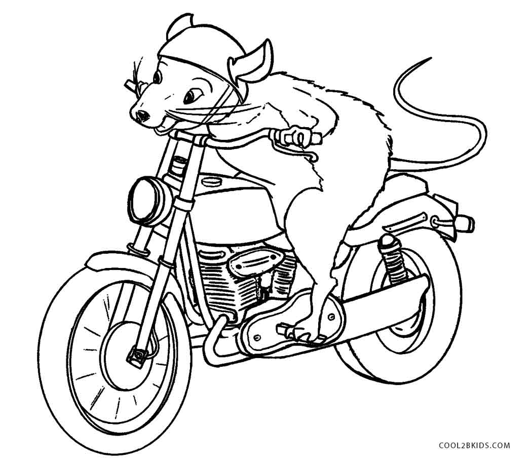 Police Motorcycle Coloring Pages At GetColorings Free Printable 