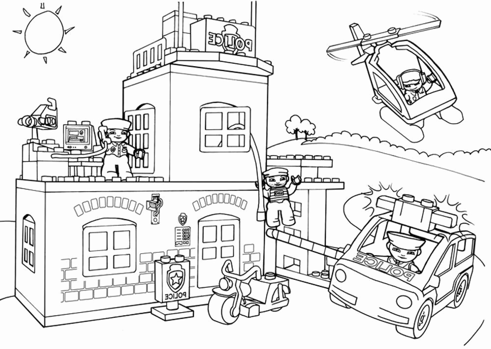 Police Station Coloring Pages At GetColorings Free Printable 