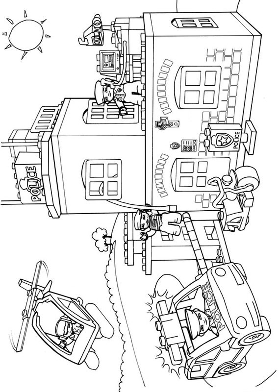 Police Station Coloring Pages at Free