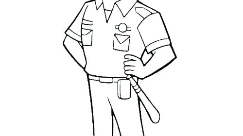 Police Uniform Coloring Pages at GetColorings.com | Free printable