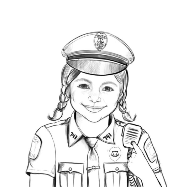 Police Woman Coloring Pages At GetColorings Free Printable 