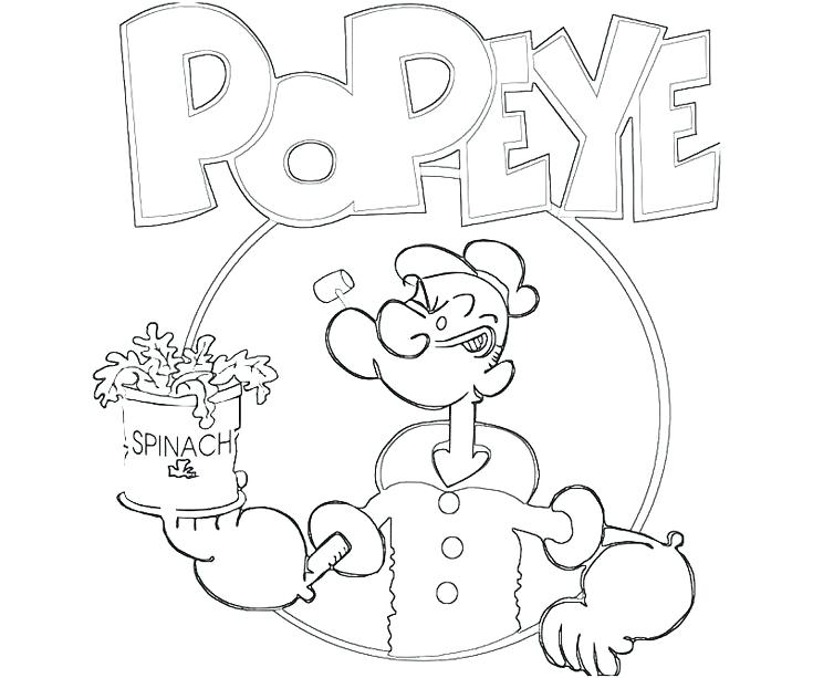 Popeye Cartoon Coloring Pages At GetColorings Free Printable