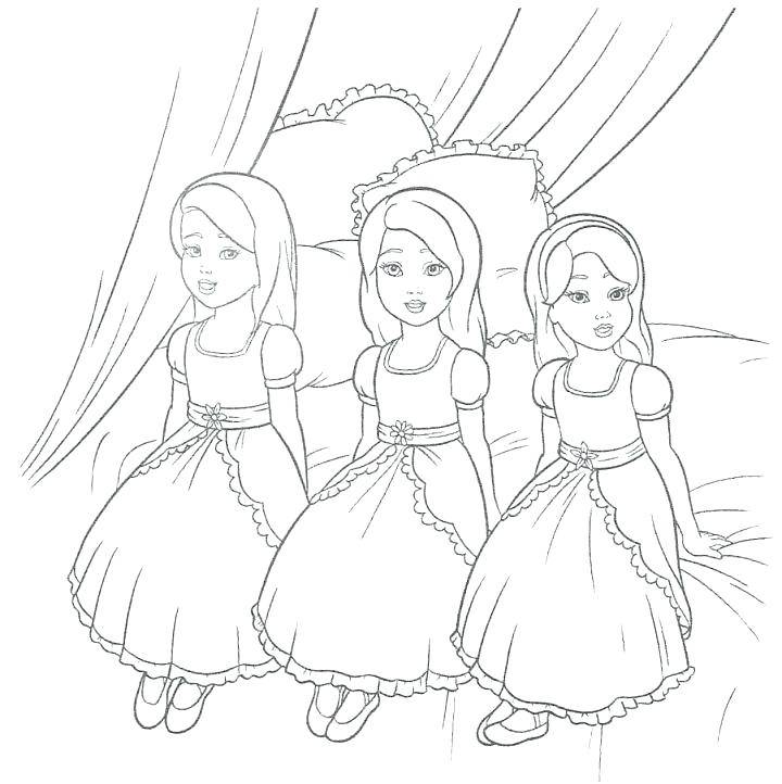 720x722 Barbie Princess And The Popstar Coloring Pages Online Labels Barbi