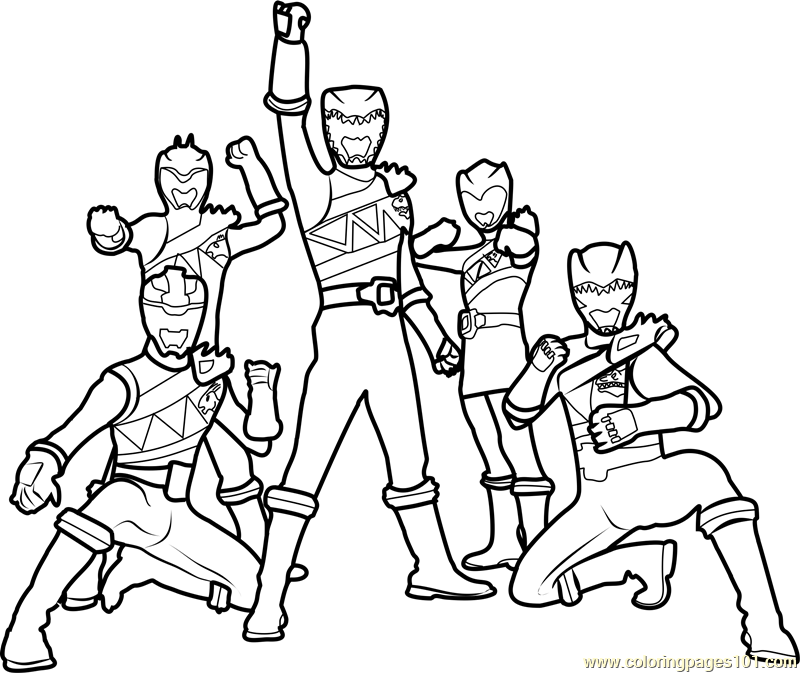 Power Rangers Dino Thunder Coloring Pages At GetColorings Free 
