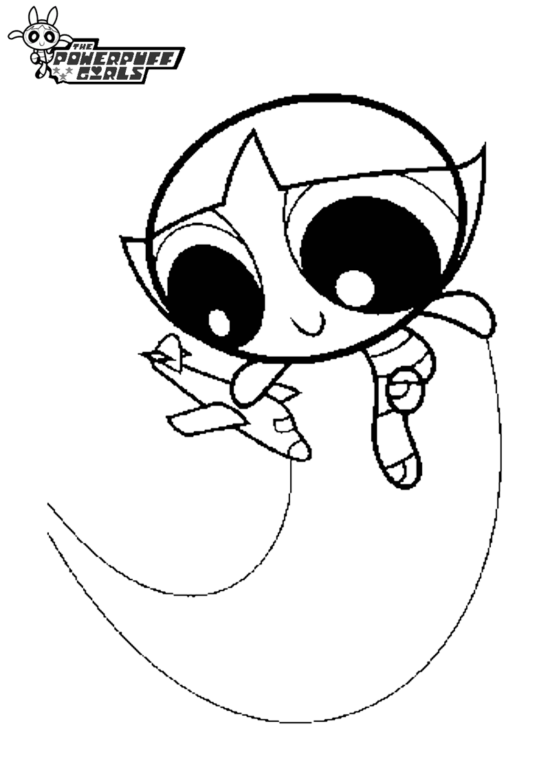 Powerpuff Girls Buttercup Coloring Pages At Getcolorings Free