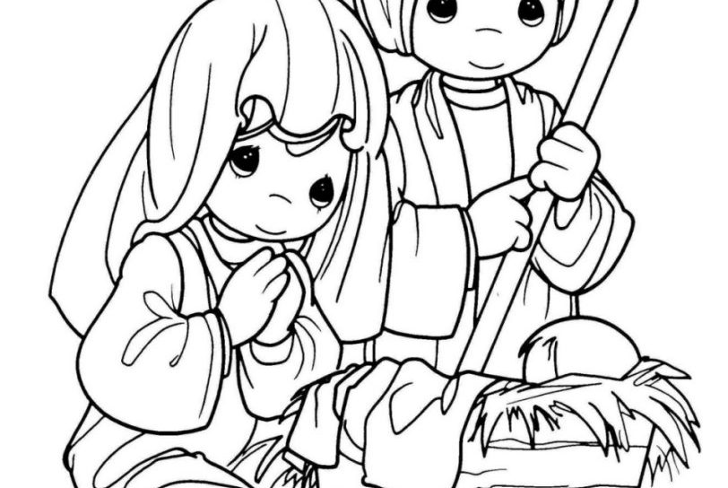 Precious Moments Nativity Coloring Pages at GetColorings.com | Free ... Precious Moments Nativity Coloring Pages at GetColorings.com | Free ...