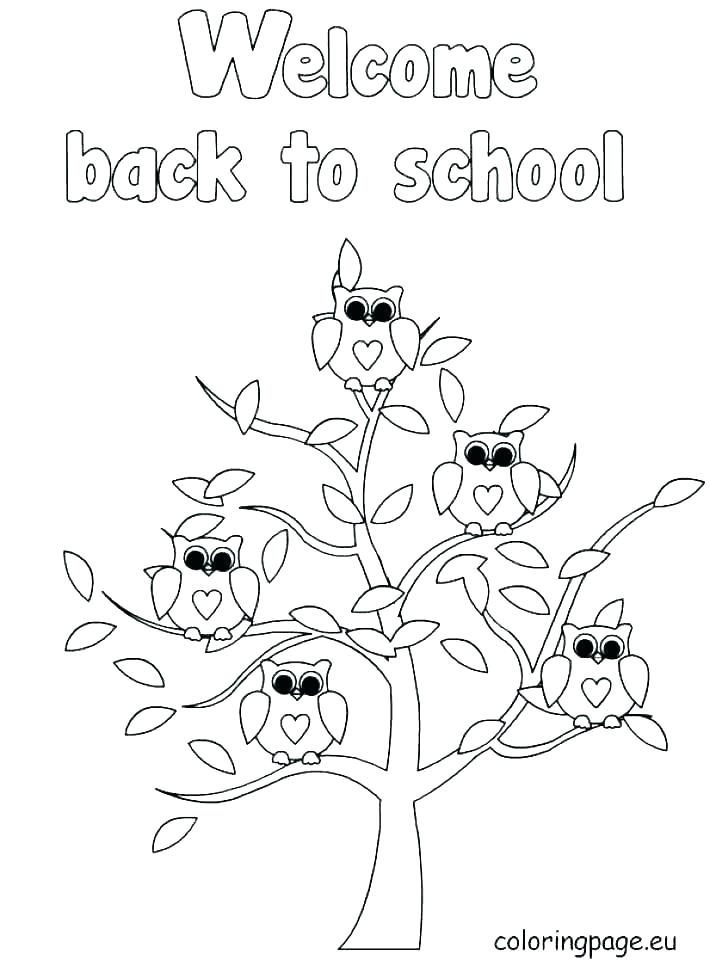 Preschool Back To School Coloring Pages At GetColorings Free 