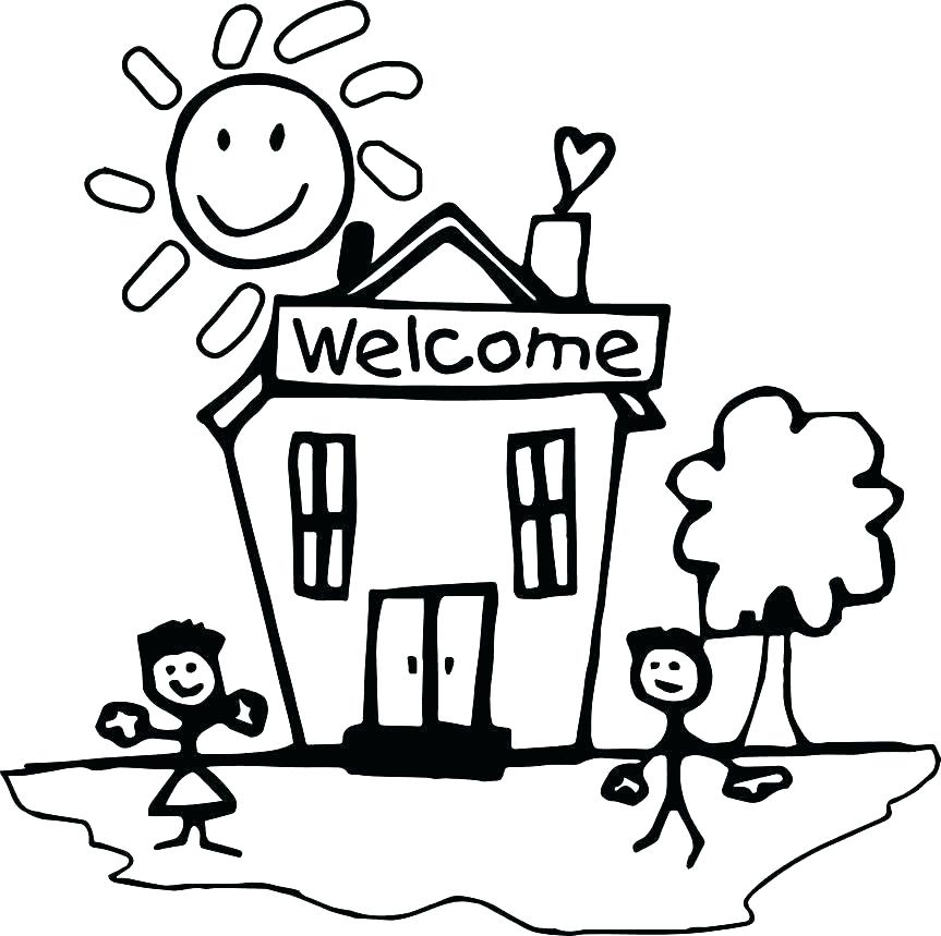 Preschool Back To School Coloring Pages at GetColorings com Free