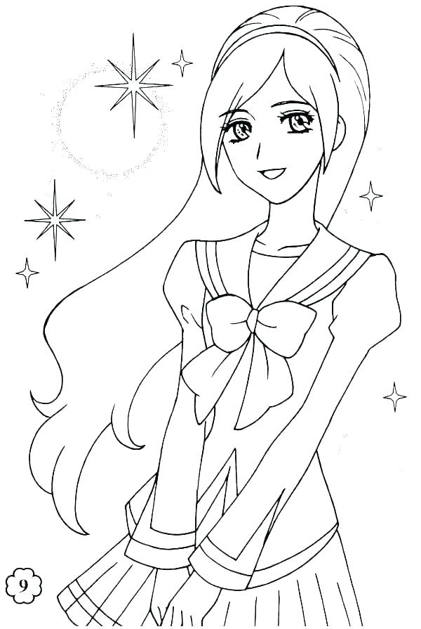 Pretty Girl Coloring Pages at GetColorings.com | Free printable