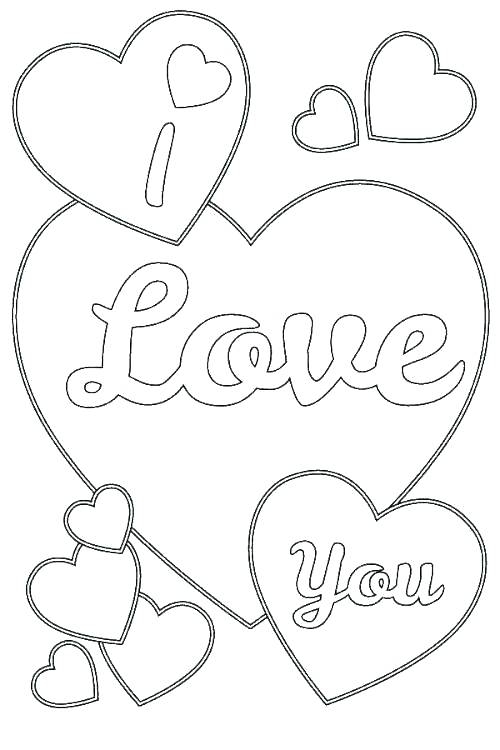 Pretty Heart Coloring Pages at GetColorings.com | Free printable