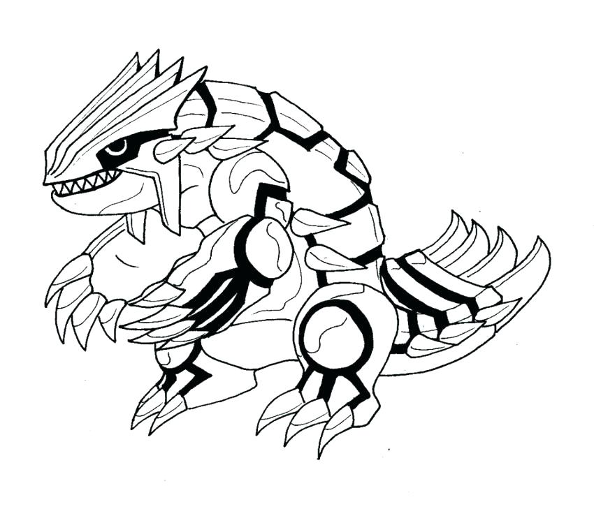 10 Epic Pokemon Coloring Pages Featuring Primal Groudon: Unleash Your Inner Artist!