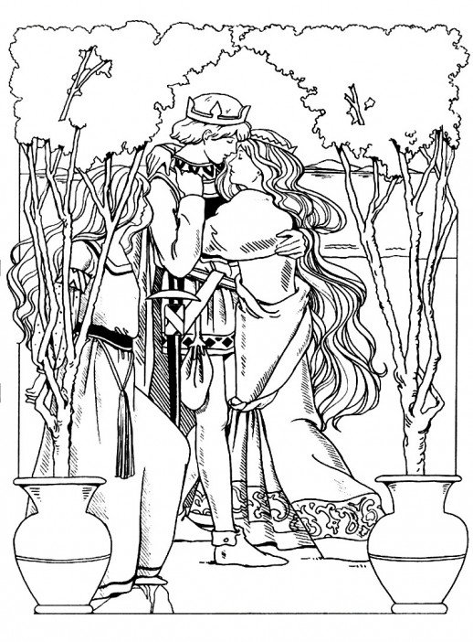 Prince And Princess Coloring Pages At GetColorings.com | Free Printable ...