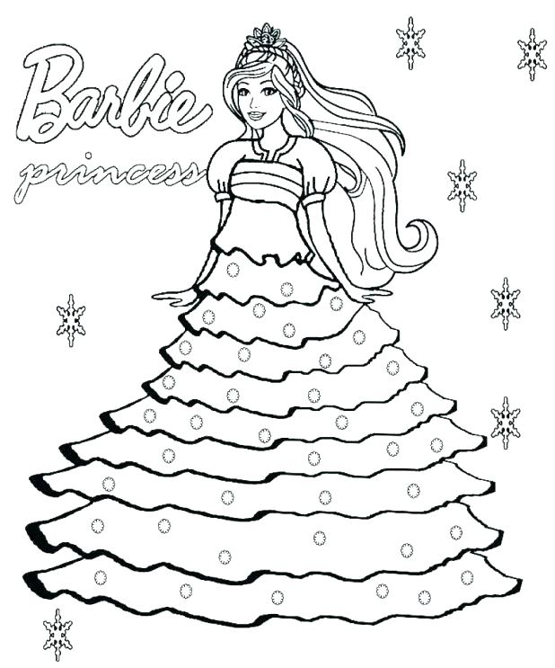ballerina barbie coloring pages
