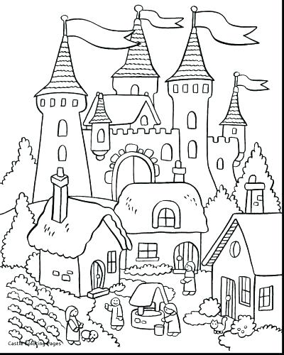 Princess Castle Coloring Pages at GetColorings.com | Free printable