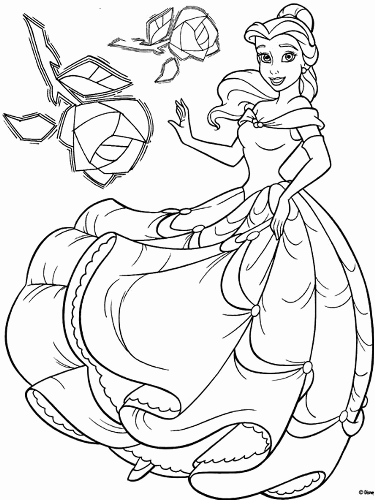 Princess Halloween Coloring Pages at GetColorings.com | Free printable