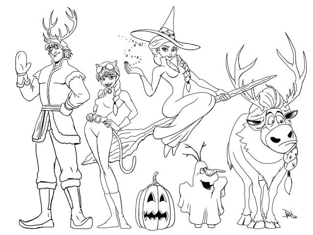 Princess Halloween Coloring Pages At GetColorings Free Printable 