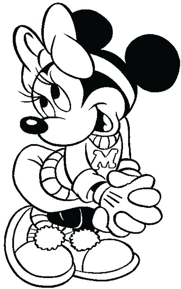 Princess Minnie Mouse Coloring Pages At GetColorings Free 