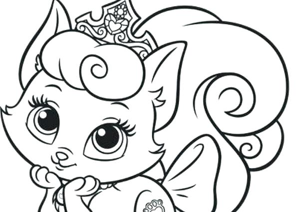 595x425 Princess Palace Pets Coloring Pages