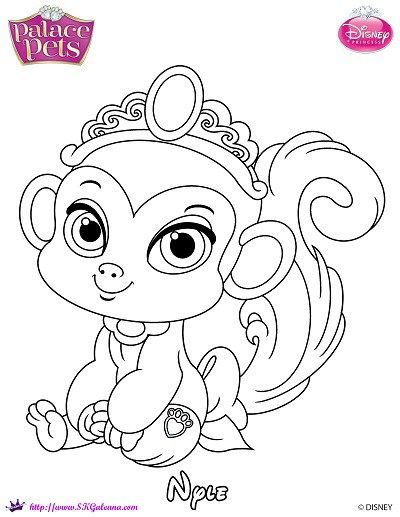 400x517 Free Princess Palace Pets Coloring Page Of Nyle SKGaleana