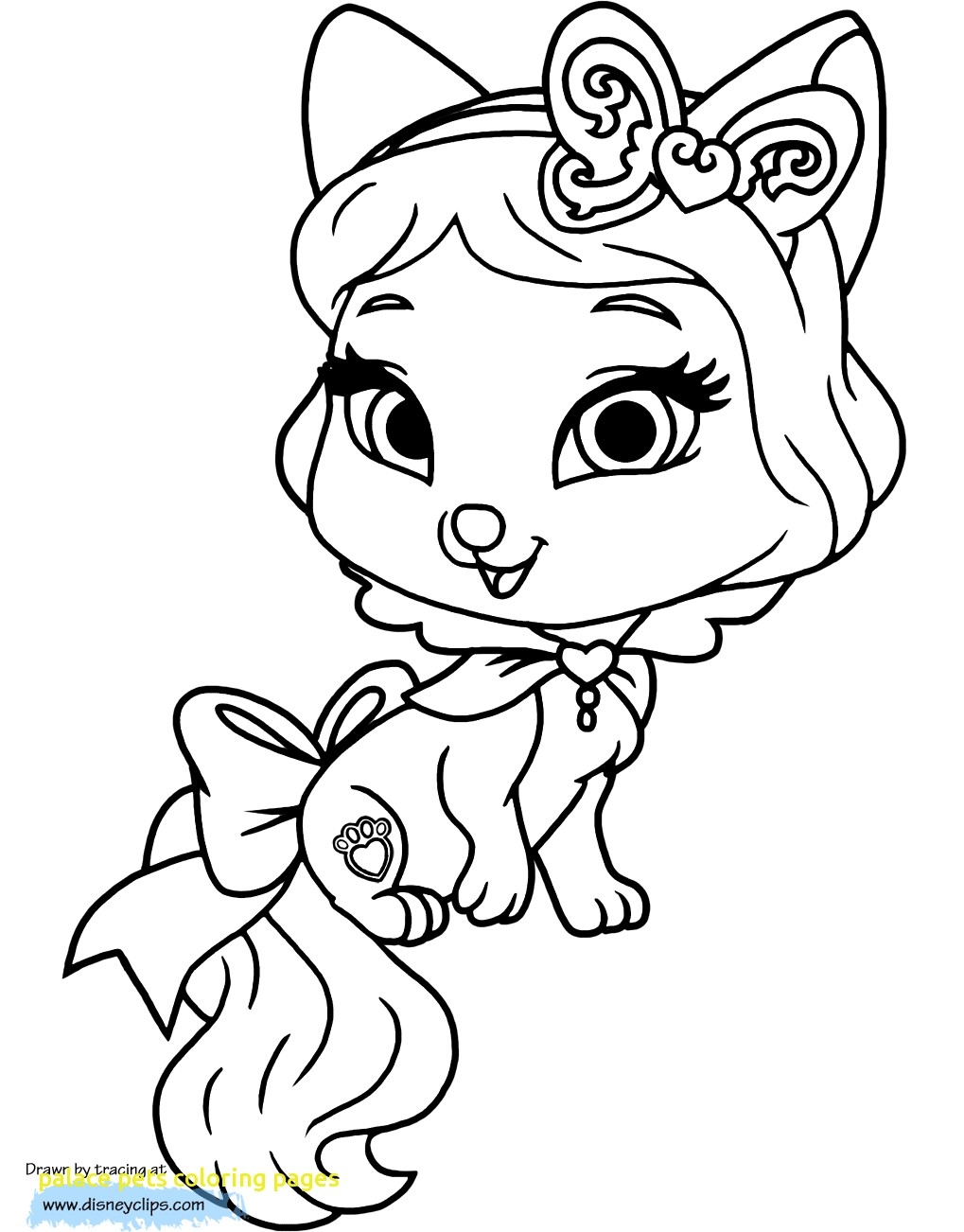 Palace Pets Free Printable Coloring Pages : Disney Princess Palace Pets