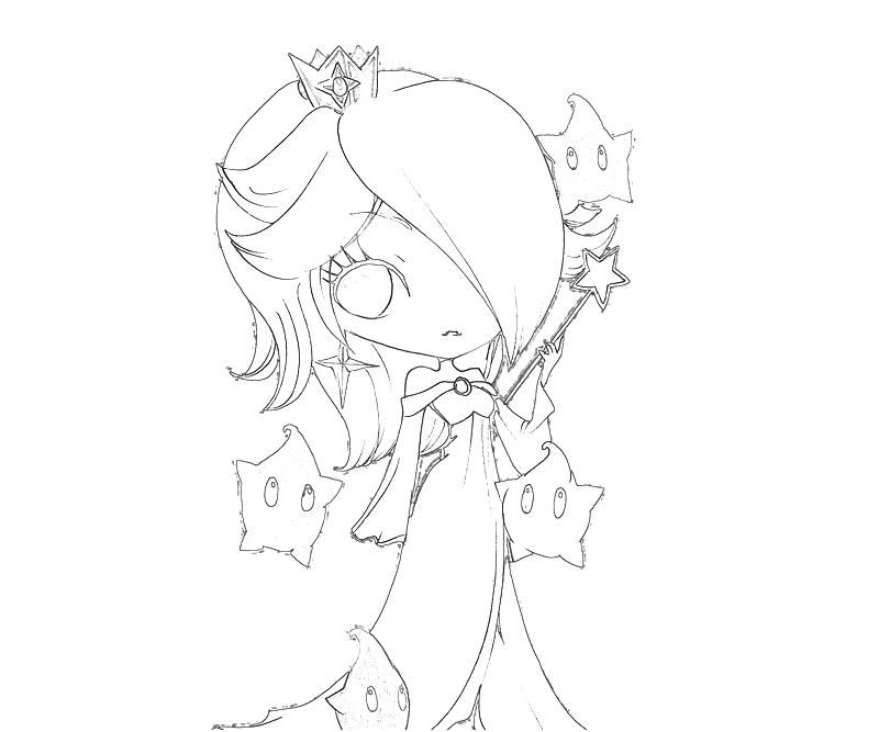 Princess Rosalina Coloring Pages At Getcolorings Com Free Printable