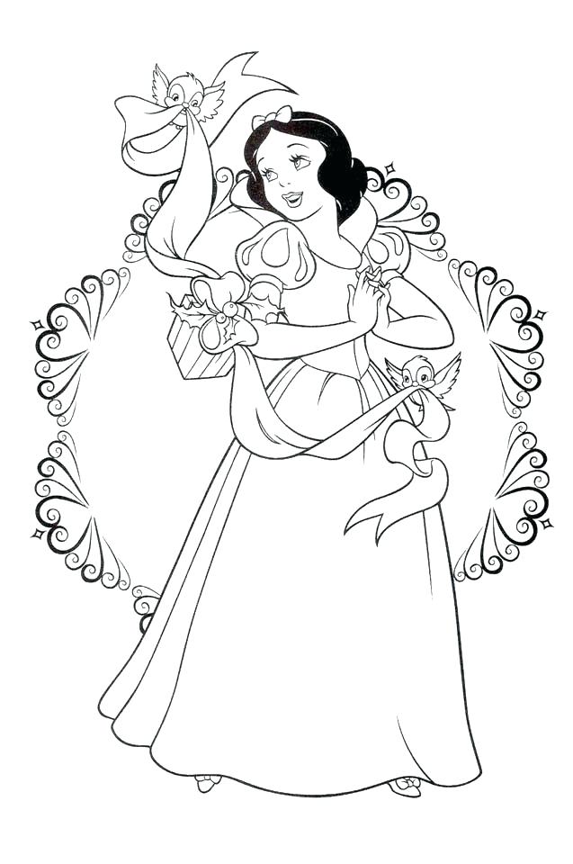 Princess Snow White Coloring Pages At Free Printable Colorings Pages To Print 