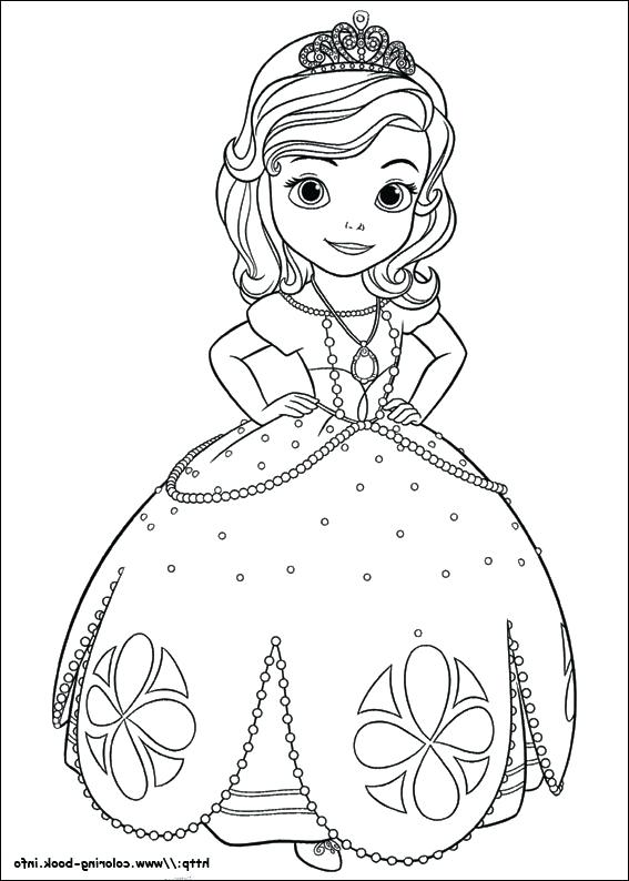 Princess Sofia The First Coloring Pages at GetColorings.com | Free