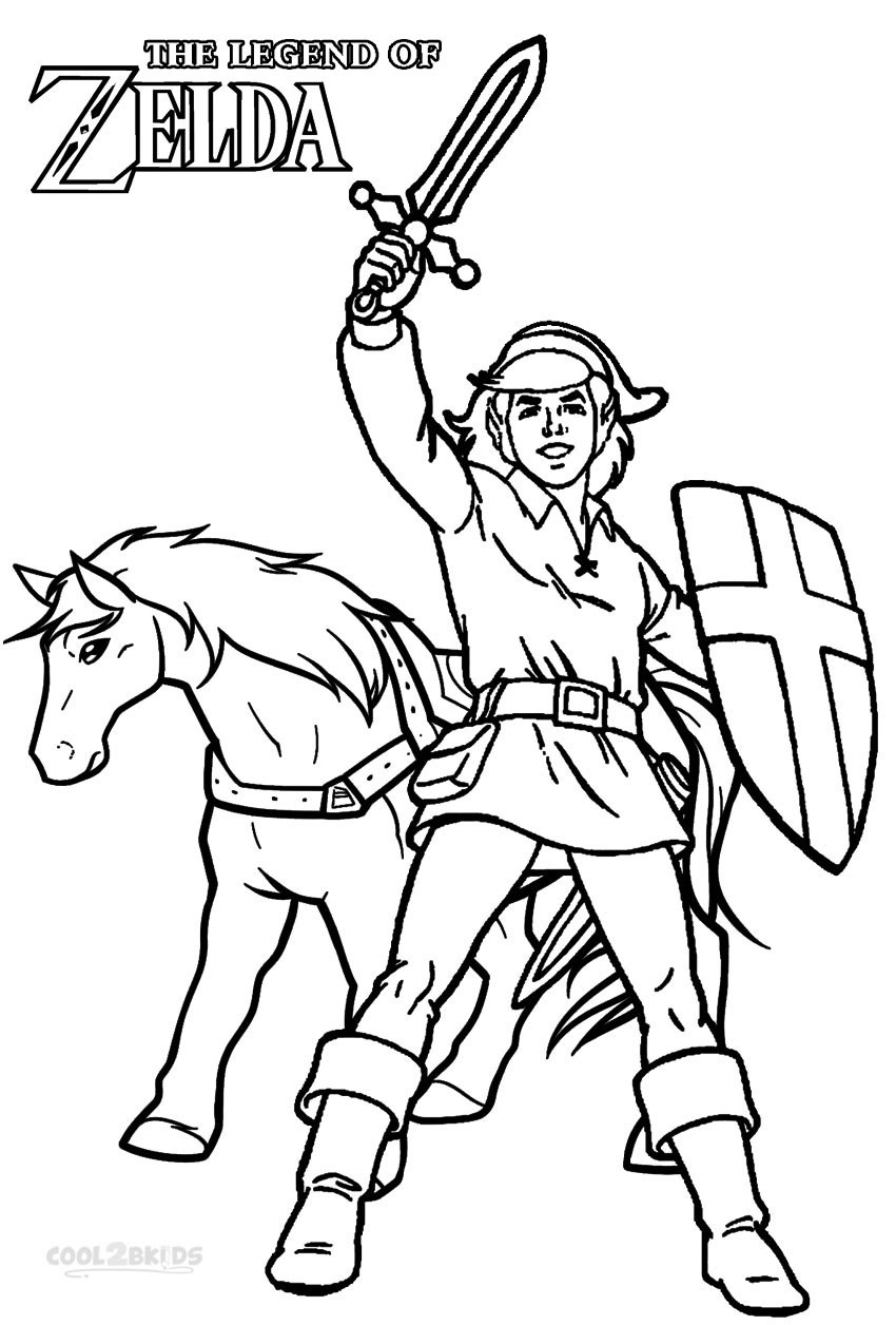 Princess Zelda Coloring Pages At GetColorings Free Printable 