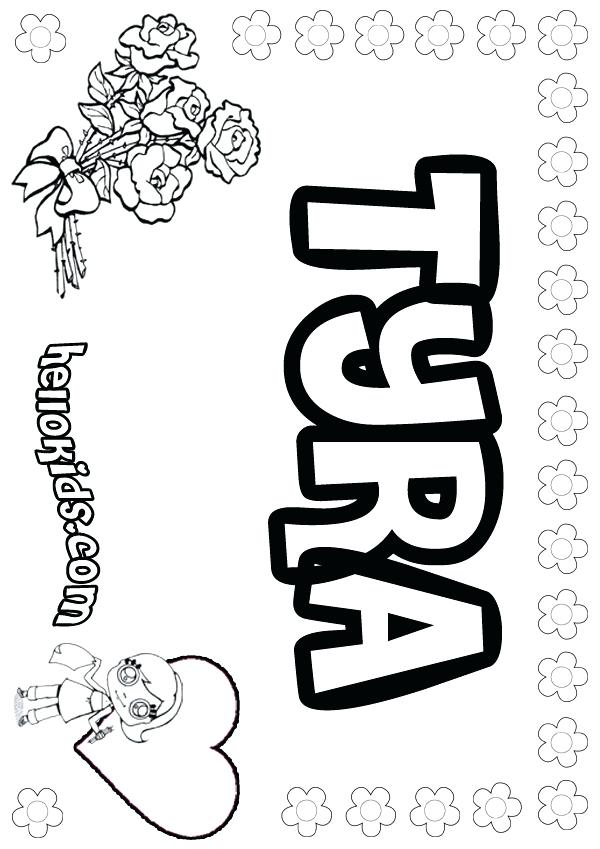 Print My Name Coloring Pages At Getcolorings.com | Free Printable