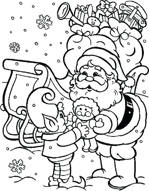 Printable Christmas Elf Coloring Pages At GetColorings Free 