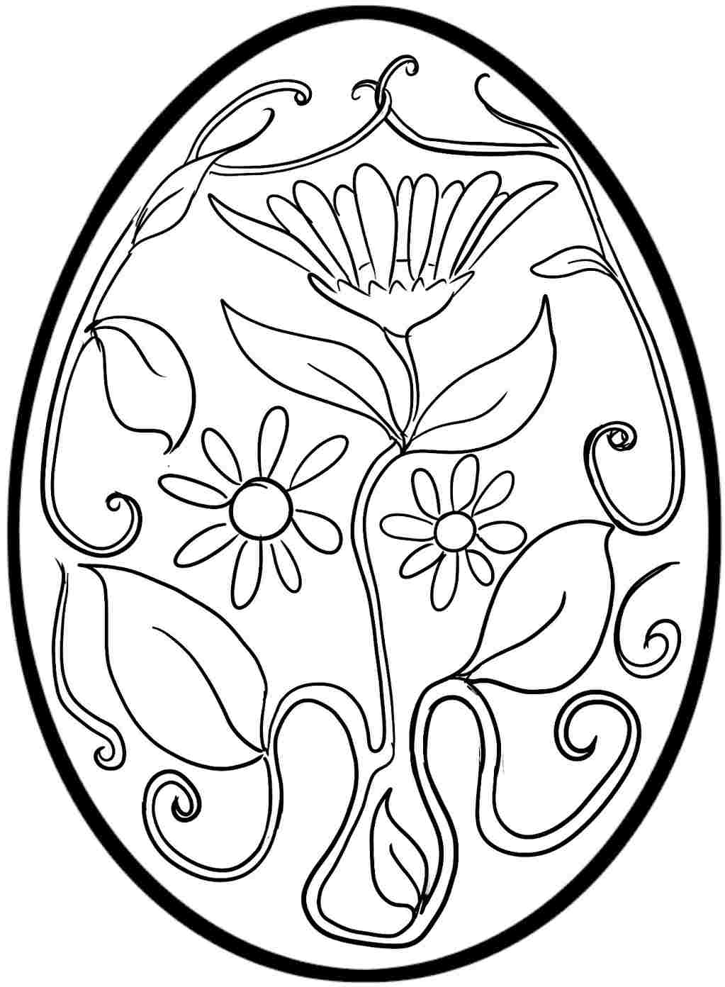 spring coloring pages easter