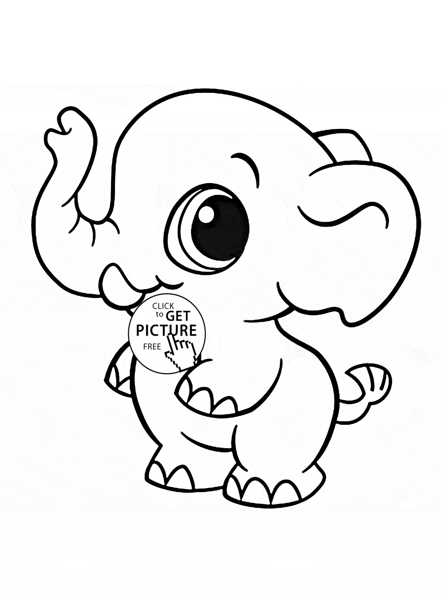 Elephant Coloring Pages For Adults Printable