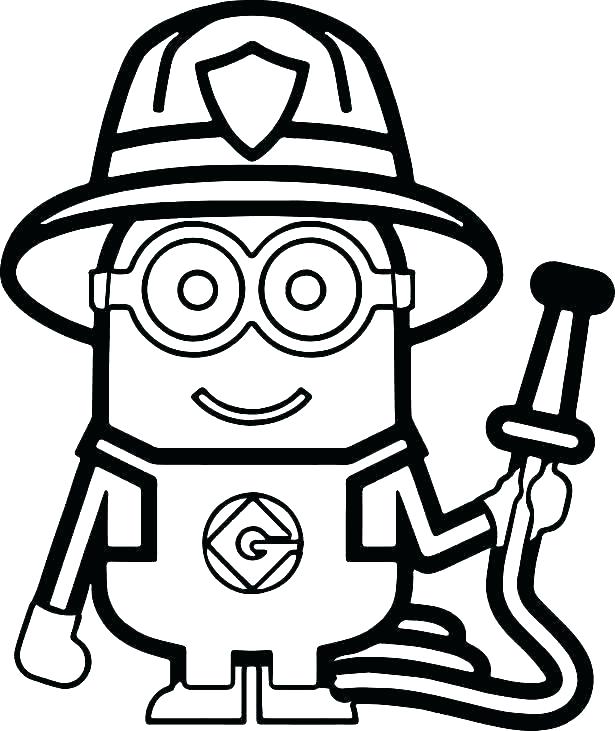 Printable Firefighter Coloring Pages at Free