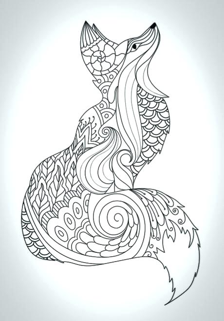 Printable Fox Coloring Pages At Free Printable