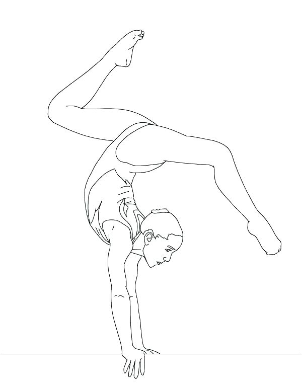 Printable Gymnastics Coloring Pages At GetColorings Free 