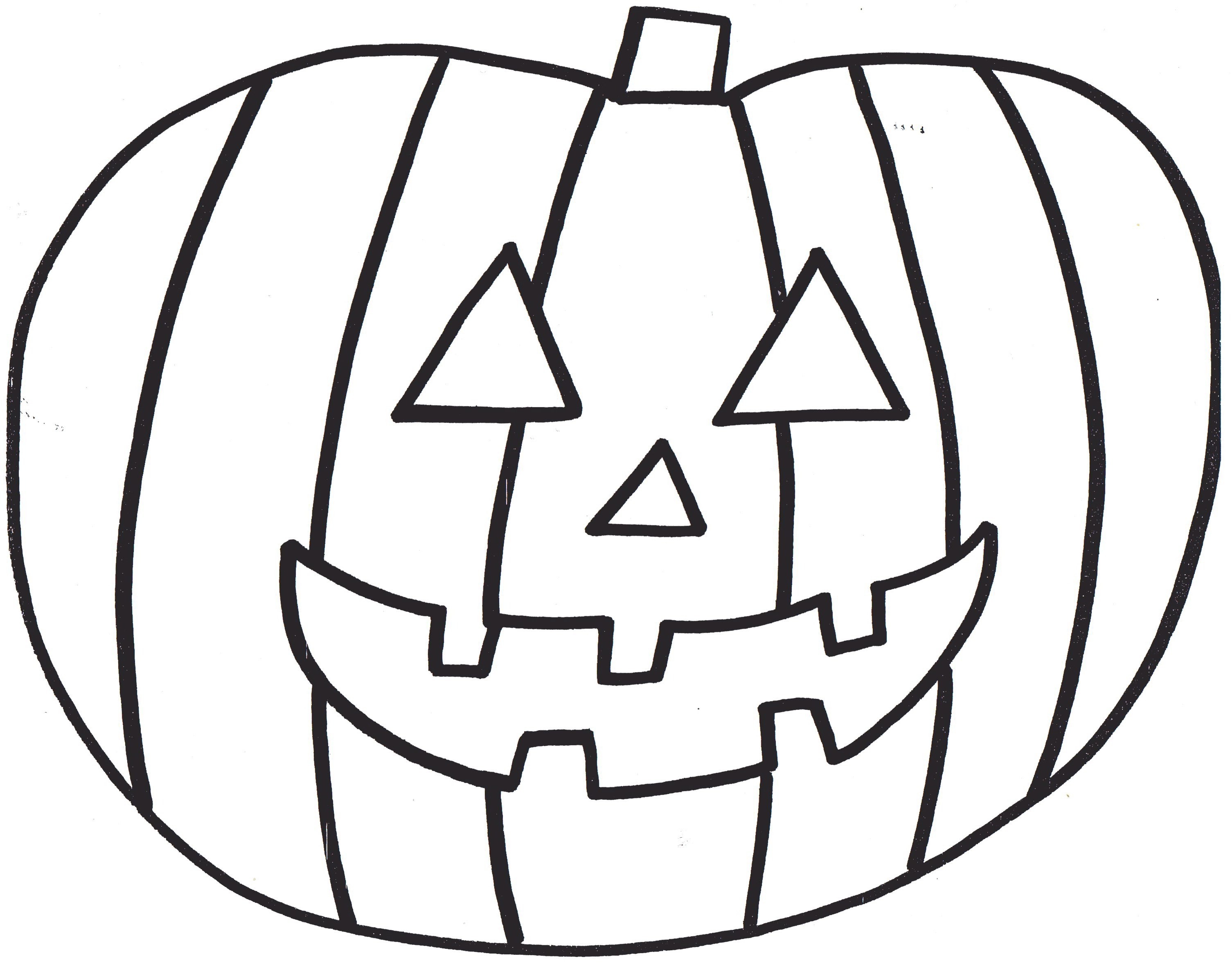 Halloween Pumpkin T Coloring Page