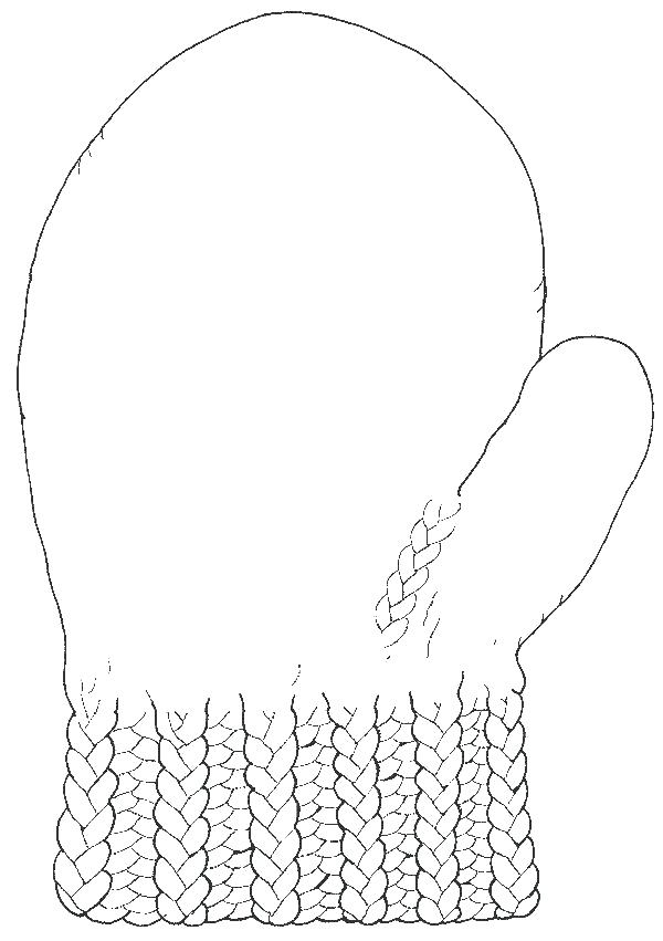 Mitten Coloring Pages Printable
