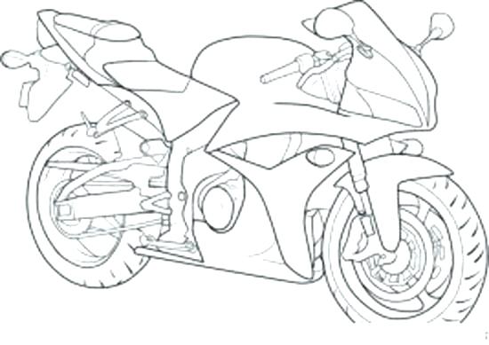 550x389 Printable Motorcycle Coloring Pages Page